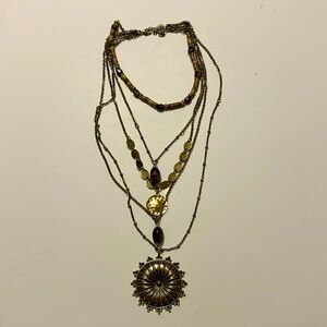 GOLD Multi-layer necklace from Free People